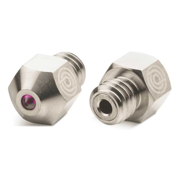 Primacreator Mk8 Nickel Plated Copper With Ruby 0.4 Mm 3d-skrivarmunstycke
