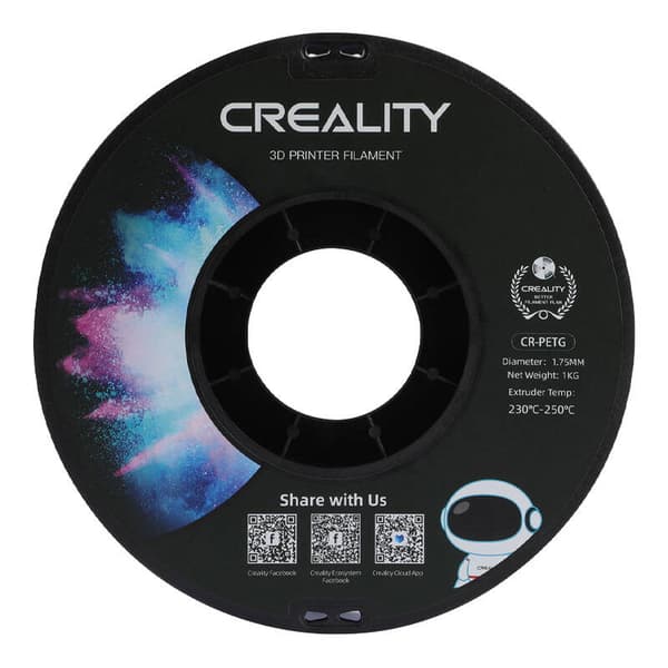 CR-PETG Filament Creality (Transparent blå)
