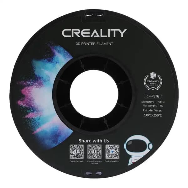 CR-PETG Filament Creality (Transparent blå)