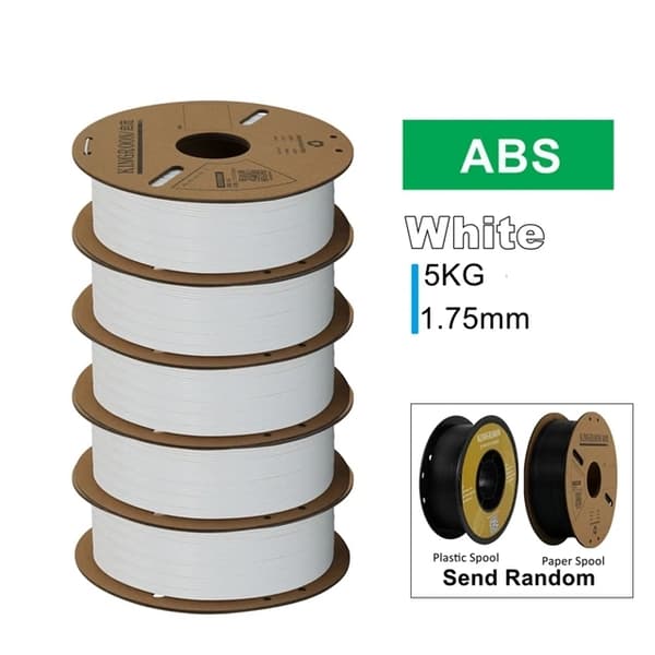 3D-skrivarfilament, mångsidiga materialalternativ, flera färgval,TPU Vit 5KG