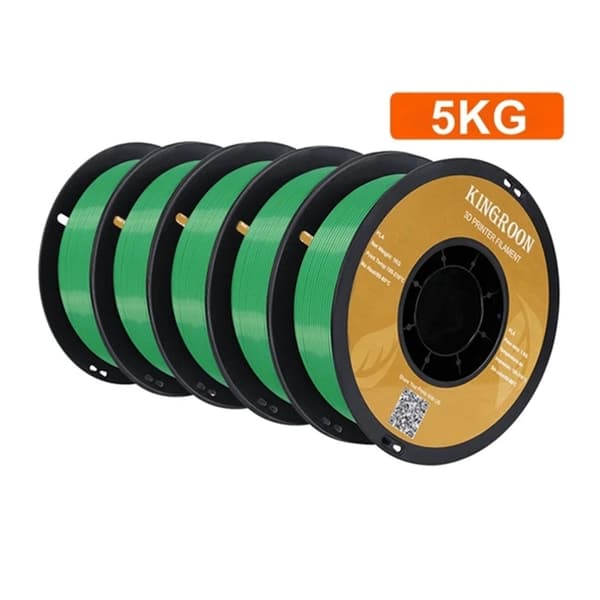 PLA Filament 1.75mm, Korkea Tulostuslaatu, Laaja Väri Valikoima,5kg Hopea PLA