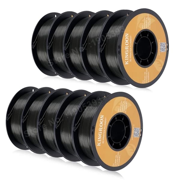PLA Filament 1.75mm, Korkea Tulostuslaatu, Laaja Väri Valikoima,5kg Hopea PLA