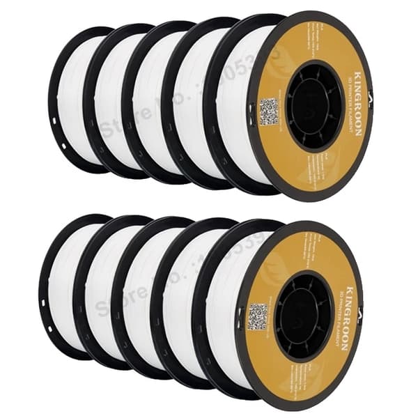 PLA Filament 1.75mm, Korkea Tulostuslaatu, Laaja Väri Valikoima,5kg Hopea PLA