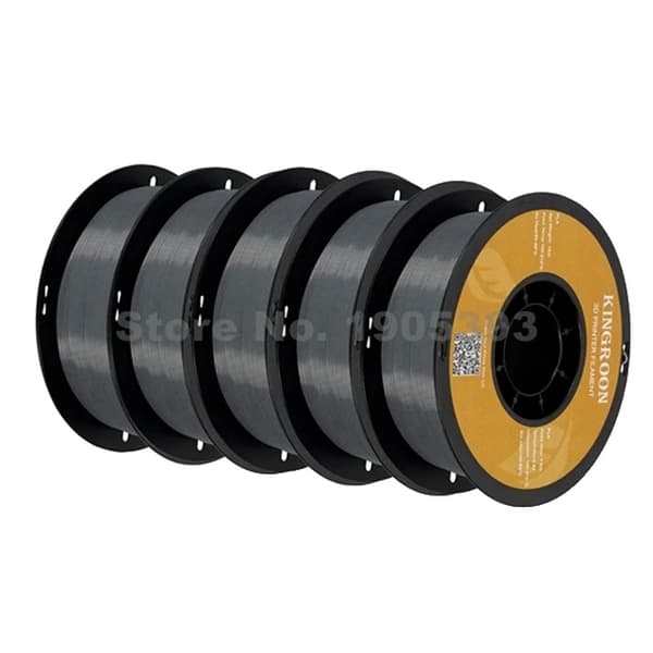 PLA Filament 1.75mm, Korkea Tulostuslaatu, Laaja Väri Valikoima,5kg Hopea PLA