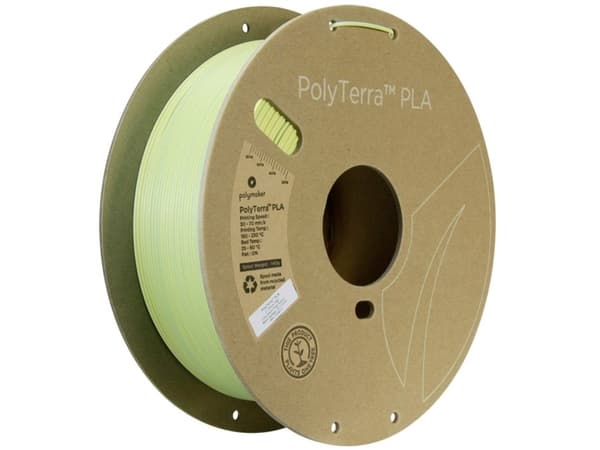 Polymaker PA04018 Dual Filament PLA-plast med lägre plastinnehåll, Matt 1,75 mm 1000 g Chameleon, Blågrön, Gul PolyTerra™ 1 st