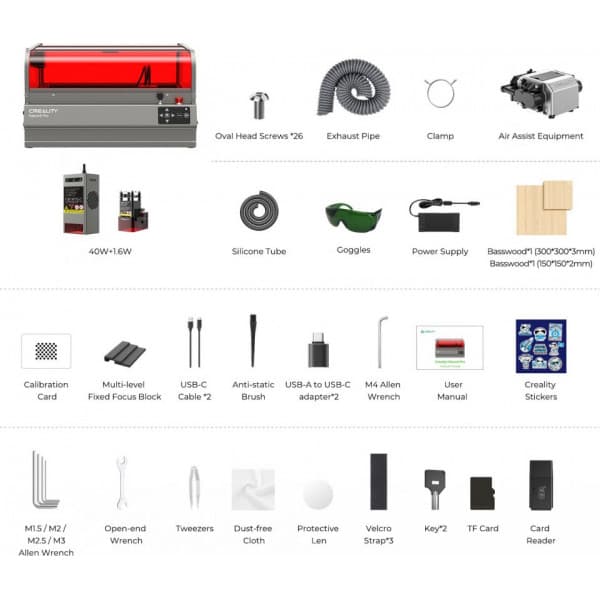 Creality Laser Falcon 2 Pro 40W -lasergraverer