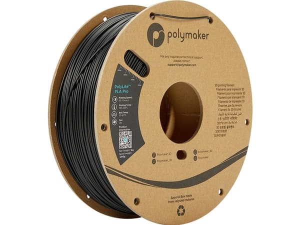 Filament Polymaker PolyLite PLA Pro 1,75mm 1kg - Black}