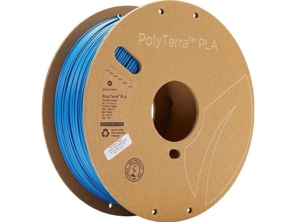 Poly Filament Polymaker PolyTerra PLA 1,75mm, 1kg - Sapphire Blue}