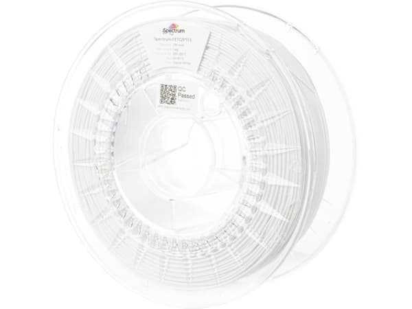 Spectrum Filaments 80743 PET-G/PTFE Filamentti PETG/PTFE kemikaalinkestävä 1,75 mm 1000 g Signaalinvalkoinen, Signaalinvalkoinen (RAL 9003), valkoine