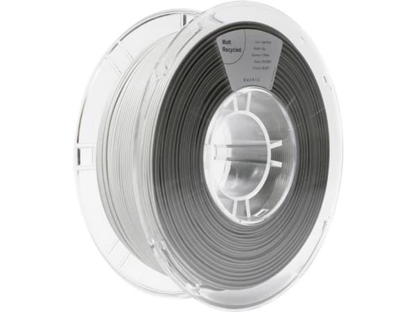Maertz PMMA-1014-001 PMMA-1014-001 Filament PLA-mat Recycled PLA, Mat 1.75 mm 1000 g Lysegrå 1 stk