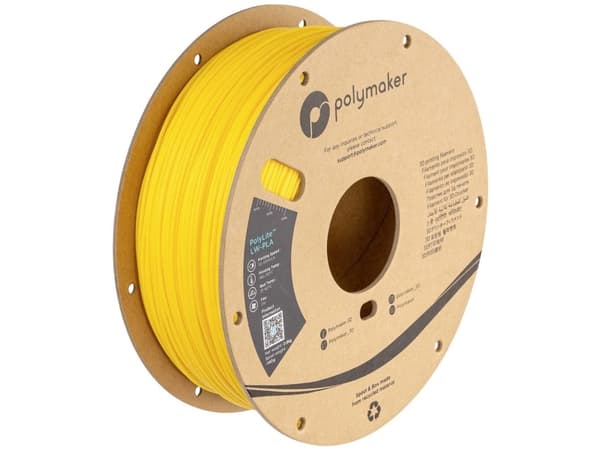 Polymaker PA08009 Filament LW-PLA Mat, Lav massefylde 1.75 mm 800 g Neongul PolyLite™ 1 stk