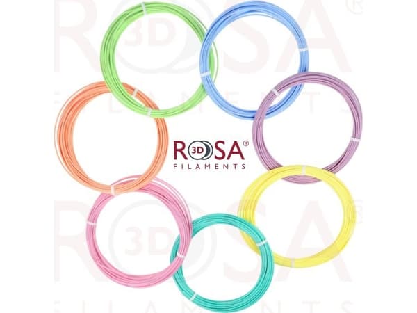 ROSA3D Filament Rosa3D 3D PEN PACK PLA Pastel 7 colours x 10m