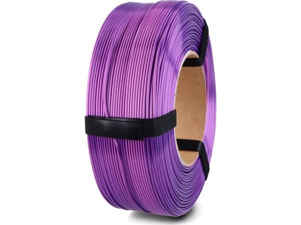 3D plast PLA dobbeltsidig rosa/lilla (Pink Dynamic) 1,75 mm 1 kg refillpakke Rosa3D