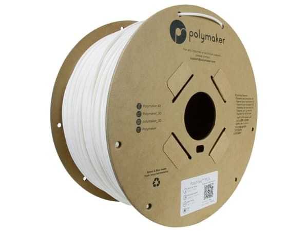 Polymaker PA06026 Filament Tough PLA slagtålig 2,85 mm 3000 g Vit PolyMax™ 1 st