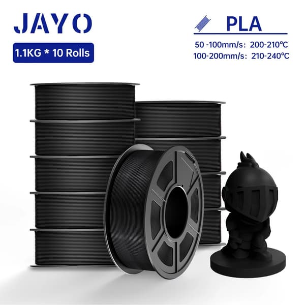 3D-tulostimen filamentti, ABS Valkoinen 10KG, PETG Musta 11KG,PLA Musta 11KG