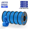 Miniatyrbillede 2 af 2: JAYO PLA Filament, 1,75 mm Diameter, Højhastighedsprint, Temperaturinterval 190-260°C,HSPLA Blå 5stk
