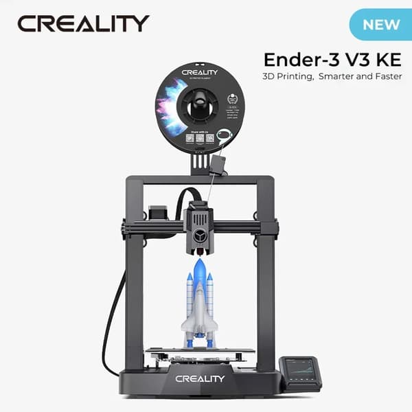 3D-printer, 500 mm/s maksimal hastighed, automatisk nivellering,Ender-3 V3 KE