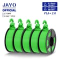 Miniatyrbillede 2 af 2: PLA Plus 3D Filament, 205-215°C Print Temperatur, Pænt Vundet,PLA p 2.0 Grøn