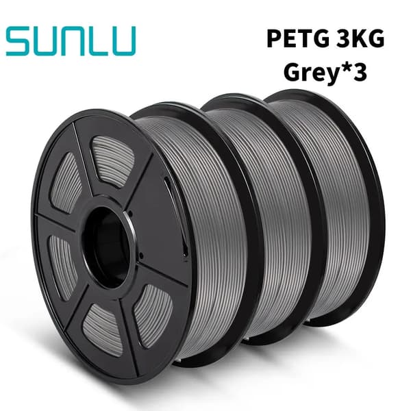 PETG Filamentti, 1.75 mm Halkaisija, Ympäristöystävällinen, Alhainen Kutistuminen,PETG-GY-3KG