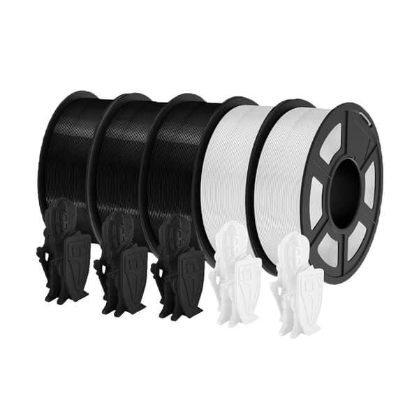 PLA 3D-skrivarfilament, 1,1 kg, Slät utskrift,PLA 3BK2WT