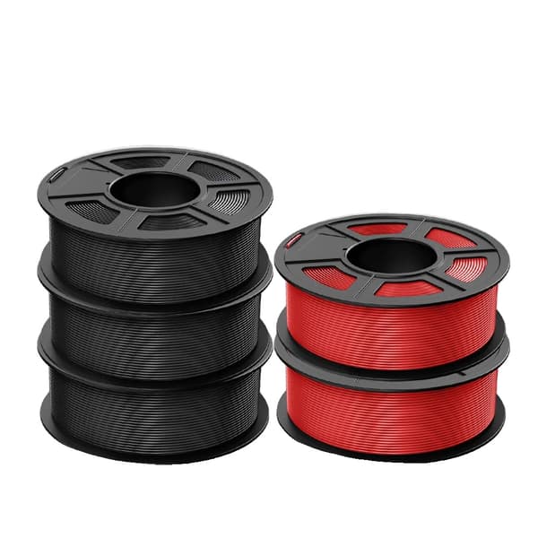 JAYO 3D-printer filament, 1,1 kg vægt, 1,75 mm diameter,PETG 3BK-2RD