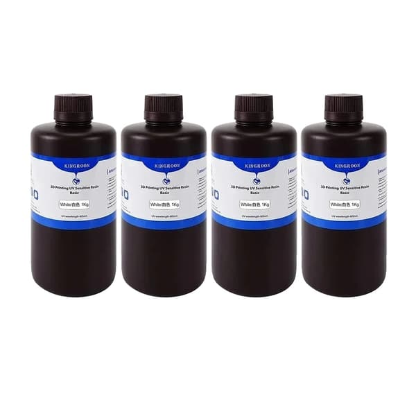 405nm UV-hartsi, korkea yhteensopivuus LCD-tulostimille, useita väri- ja painovaihtoehtoja,4 kg valkoinen UV -hartsi