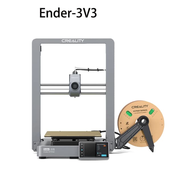 3D-skrivare, Core XZ-rörelsesystem, 300℃ hetluftsugn,Ender-3V3