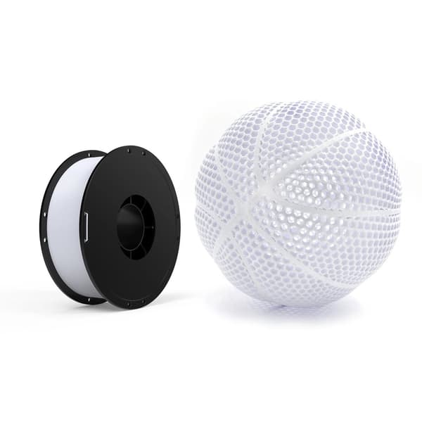 PLA 3D-printfilament, højhastighedsprint, biologisk nedbrydeligt materiale,Pla-HR White