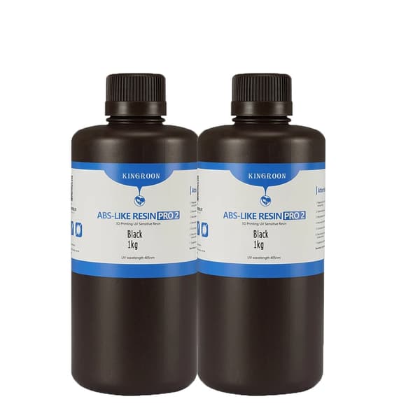 405nm UV-hartsi, korkea yhteensopivuus LCD-tulostimille, useita väri- ja painovaihtoehtoja,2 kg musta abs -hartsi