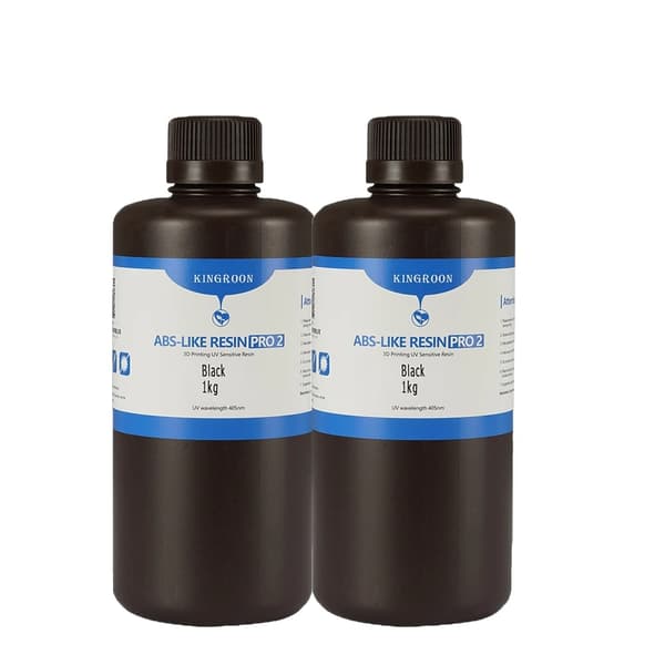 405nm UV-hartsi, korkea yhteensopivuus LCD-tulostimille, useita väri- ja painovaihtoehtoja,2 kg musta abs -hartsi