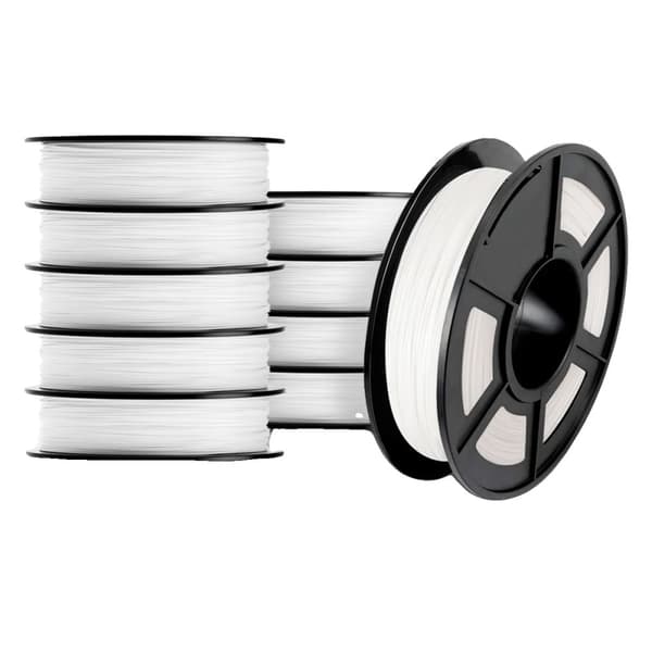 TPU Filament, 1,75 mm Diameter, 205~230℃ Print Temperatur,TPU-White-5 kg