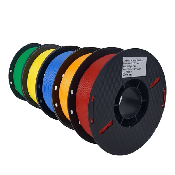 5KG PLA Filamentti, Halkaisija 1.75mm, Tulostuslämpötila 190-230°C,5KG Mix Colors PLA