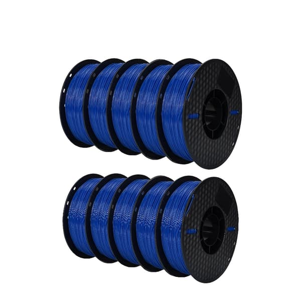 TPU Filament, 1,75 mm Diameter, 95A Hårdhed,10 kg TPU blå