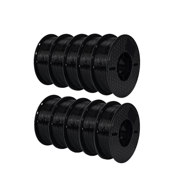 TPU-filament, 1,75 mm diameter, 95A hårdhet,10 kg TPU svart
