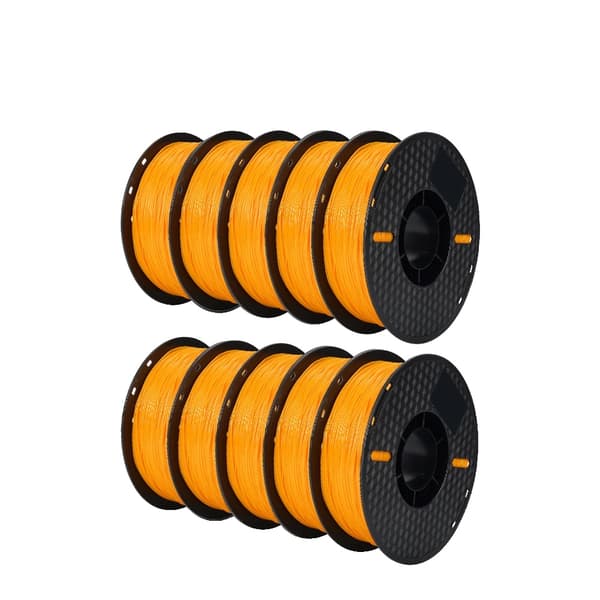 TPU Filament, 1,75 mm Diameter, 95A Hårdhed,10 kg TPU Orange