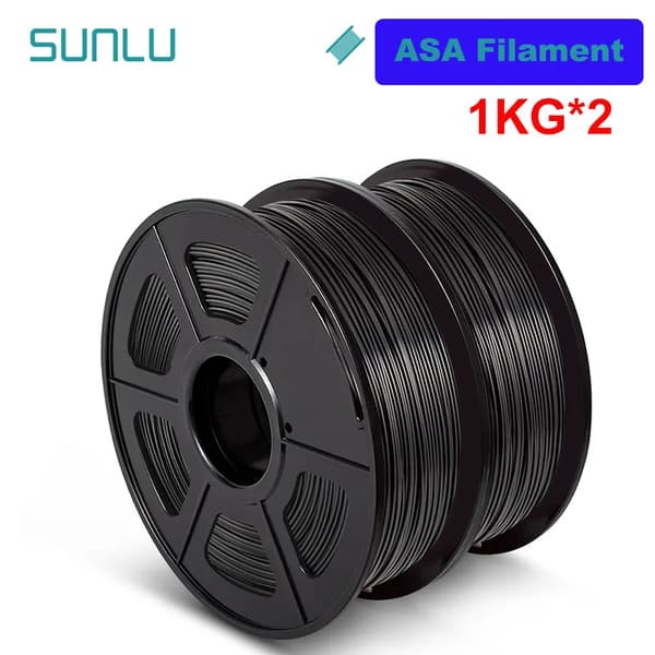 3D Printer Filament, ASA Sort, Fremragende Vejrmodstand,ASA Sort