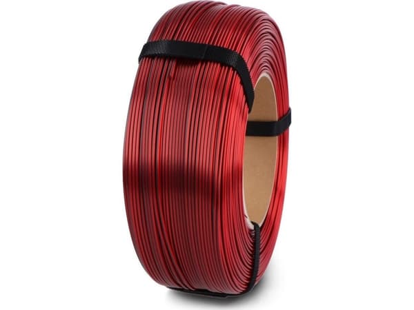 3D plast PLA dobbeltsidig rød/svart 1,75 mm 1 kg refillpakke Rosa3D