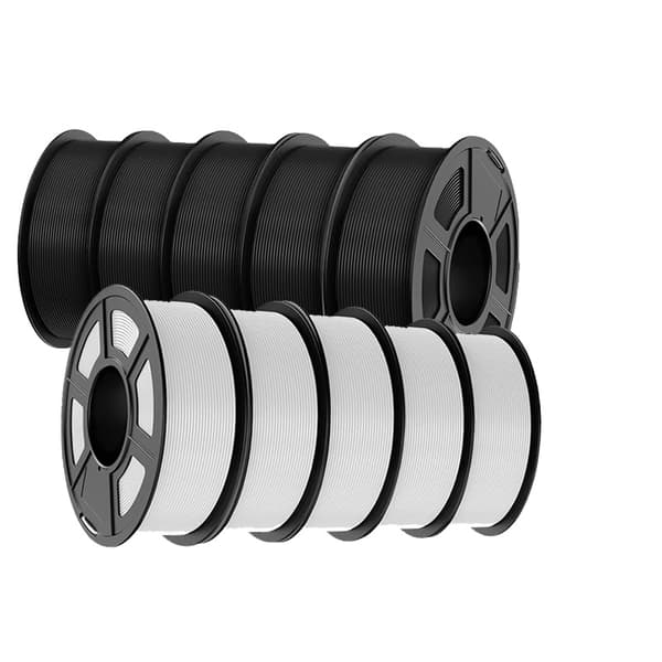 3D-tulostimen filamentti, 1,75 mm halkaisija, 100 % ilman kuplia,EABS 5WT 5BK 10KG