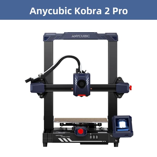 FDM 3D-printer, 500 mm/s maksimal hastighed, 9,8 x 8,7 x 8,7 tommer printstørrelse,Anycubic Kobra 2 Pro