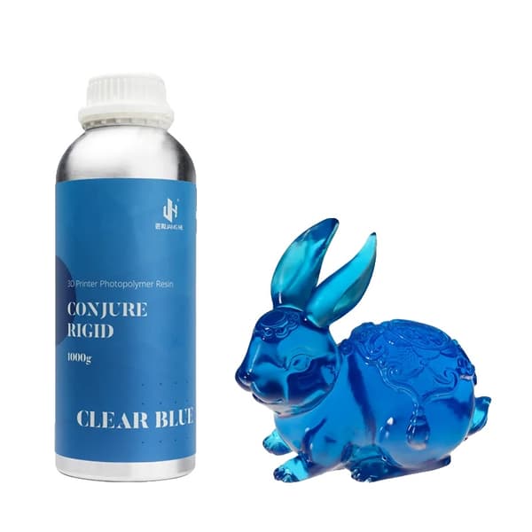 3D-printer fotopolymerharpiks, lav skrumpning, høj sejhed,Clear Blue-1kg