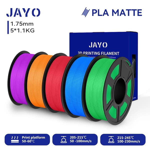 3D PLA Mattapintainen Filamentti, 1,75 mm Halkaisija, 1,1 KG Rullassa,PPORRDBLGN