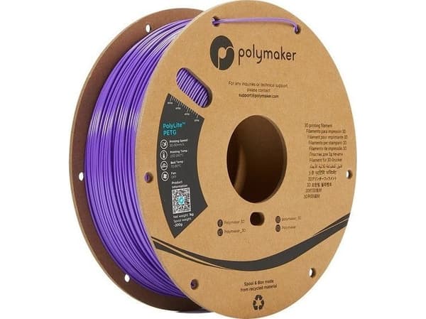 Poly Filament Polymaker PolyLite PETG 1,75mm 1kg - Purple}
