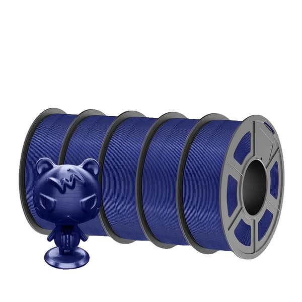 3D Printer Filament, TPU SILK 1,75 mm, Høj Fleksibilitet,TPU SILK Mørkeblå