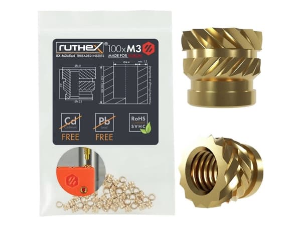 ruthex Gängad insats RX-M3x5x4 GE-M3x5x4-001