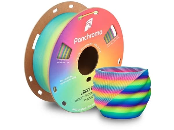 Filament Polymaker PolyLite Luminous PLA 1,75mm 1kg - Rainbow}