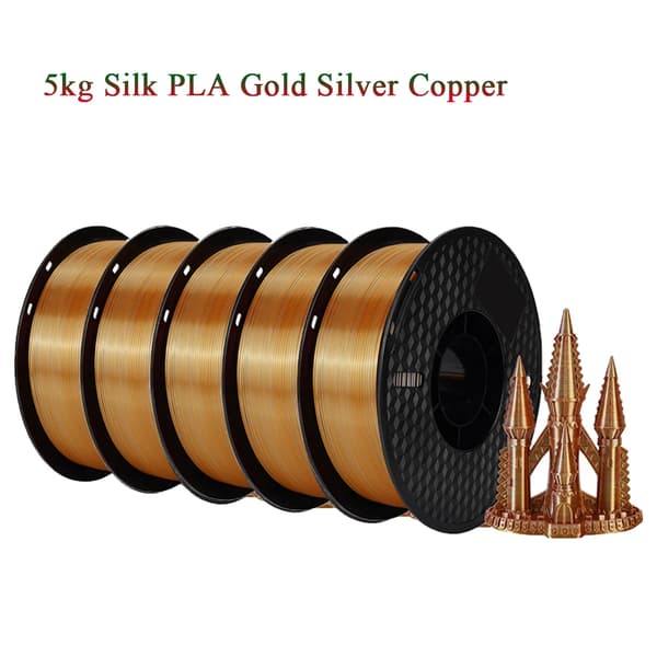 Silk PLA 3D-tulostuslanka, 5 kg, useita väri vaihtoehtoja,5kg Silkkitriple GSC