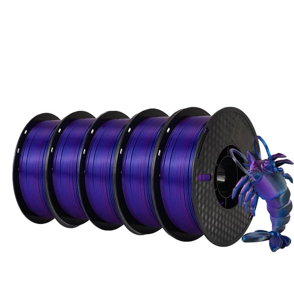 Silk PLA 3D-tulostuslanka, 5 kg, useita väri vaihtoehtoja,5kg Silkkitriple BBP