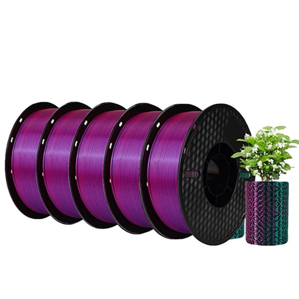 Silk PLA 3D-tulostuslanka, 5 kg, useita väri vaihtoehtoja,5kg Silkkitriple RGB