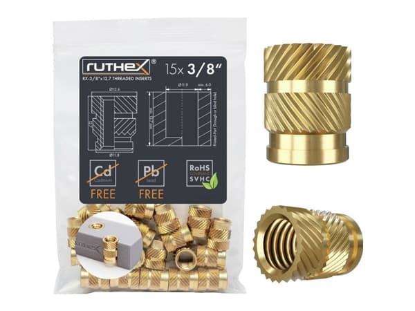 ruthex Gängad insats RX-3/8"-16-x12,7 GE-3/8x127-001
