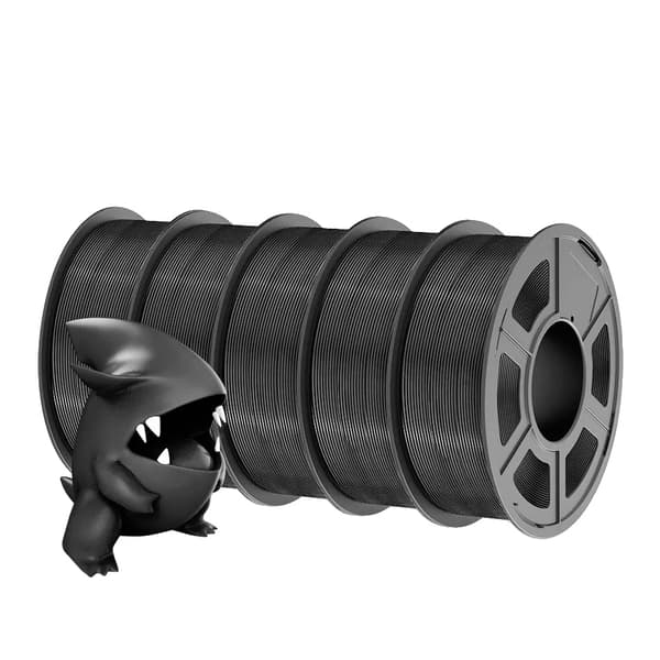 PLA Filament, 1,75MM Diameter, Hållfasthet och Smidig Utskrift,PLAMT Svart